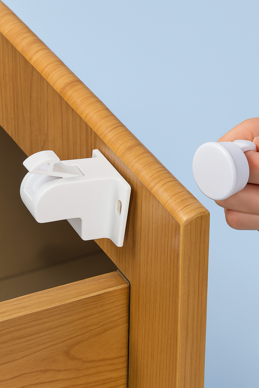 “36-Piece Baby Proofing Kit – Magnetic Cabinet Locks, Clear Corner Protectors, Outlet Covers, Stove Knob Covers & More – No-Drill Easy Installation Child Safety Set for Home”