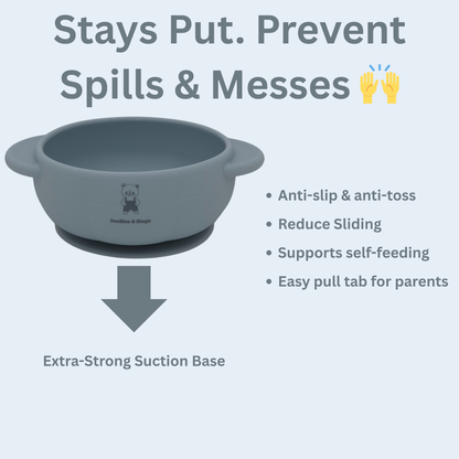 Smiles & Hugs 7-Piece Silicone Baby Feeding Set – 100% Food-Grade, BPA-Free & Dishwasher Safe